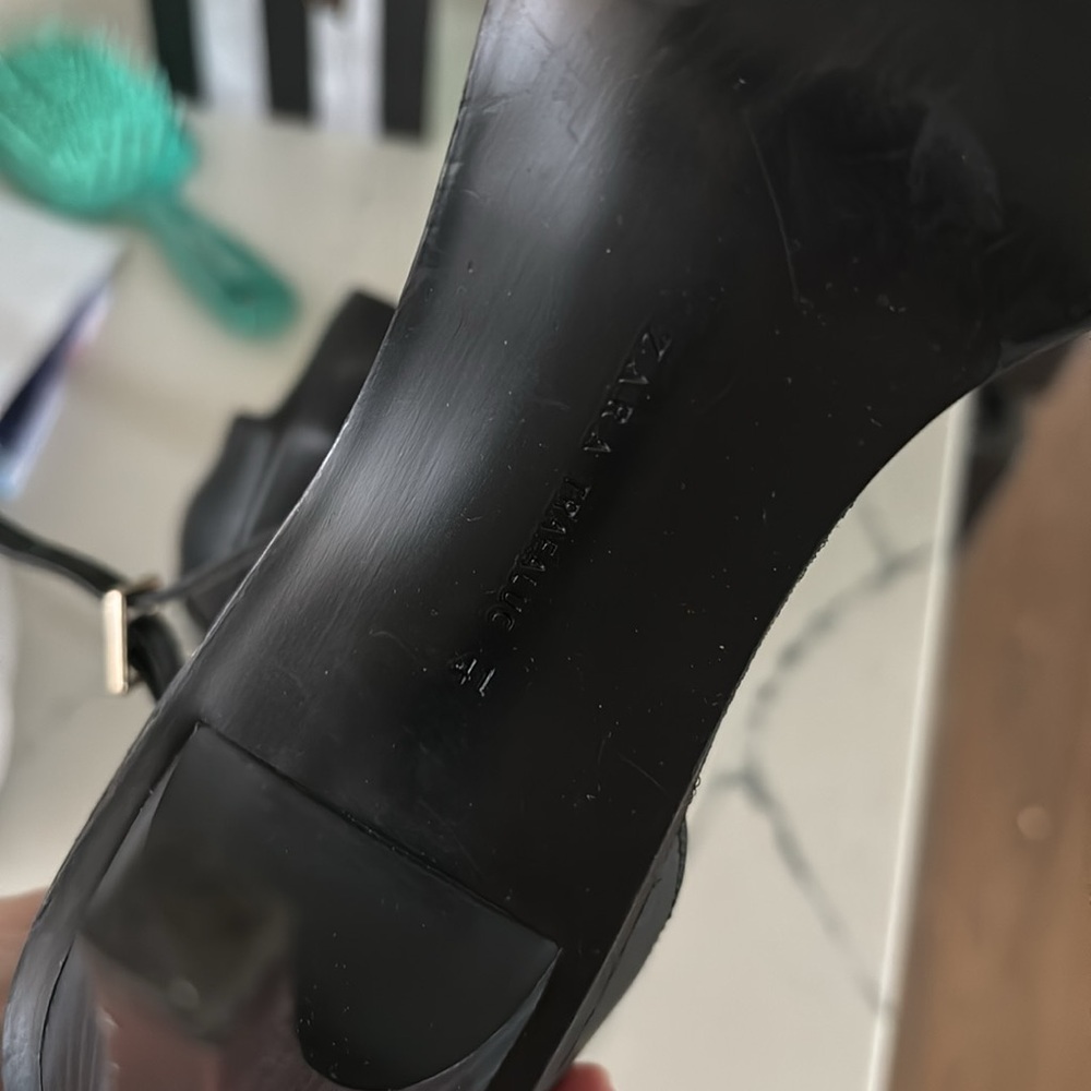 Zara Strappy Heels Sz 41 - Picture 4 of 7